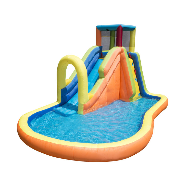 kiddie pool plastic with slide
